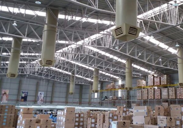 Climatizador de Teto em Indústria